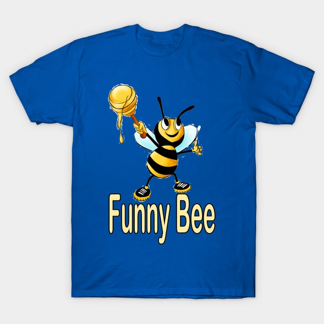 Funny Bee T-Shirt by sayed20